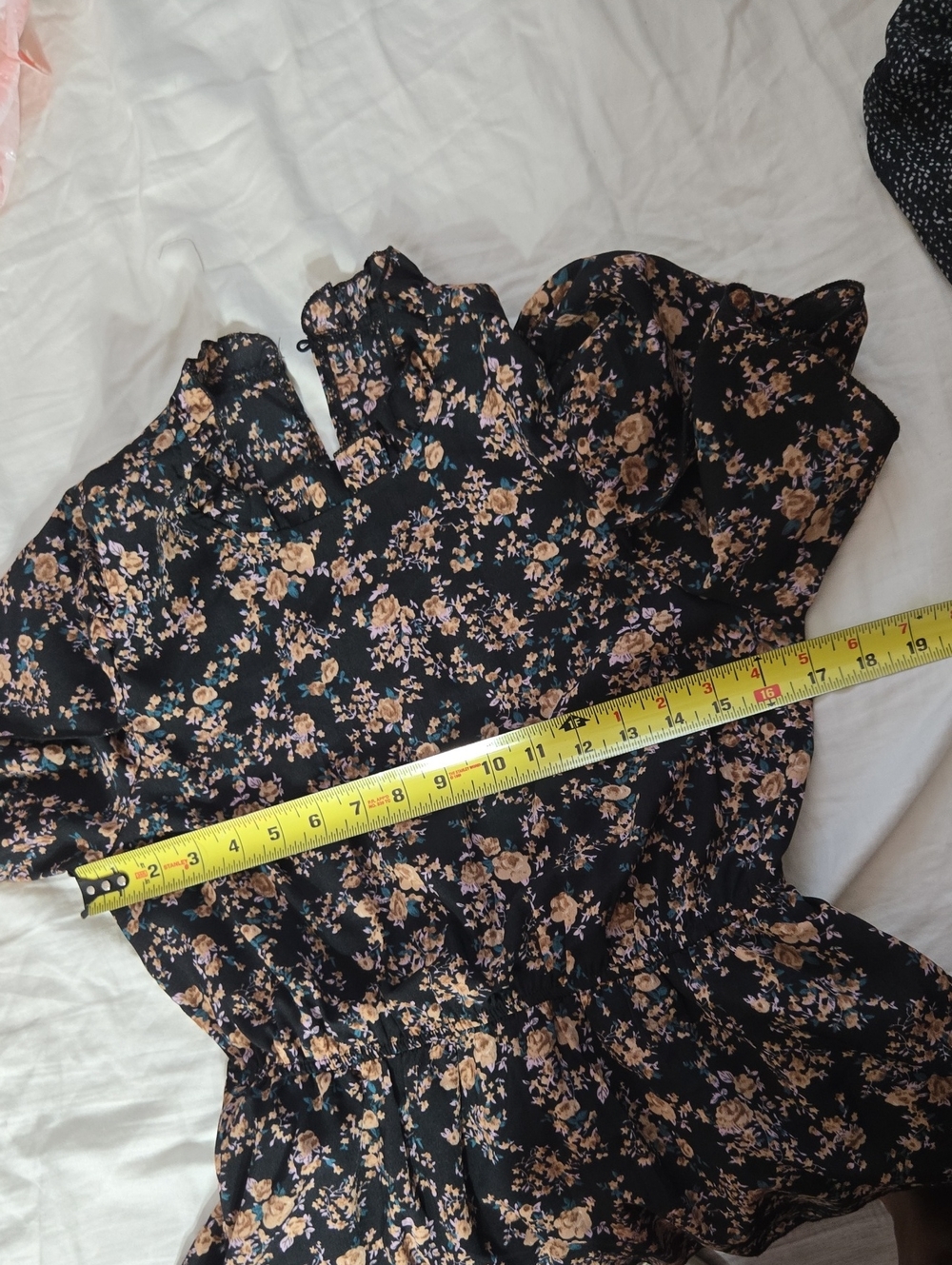 Gomorn Floral Tiered Maxi Dress Sz Medium - Picture 9 of 10
